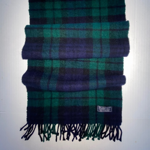 burberry scarf navy blue